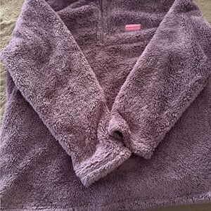 Simply Southern Lavender Fleece Women's Sweater